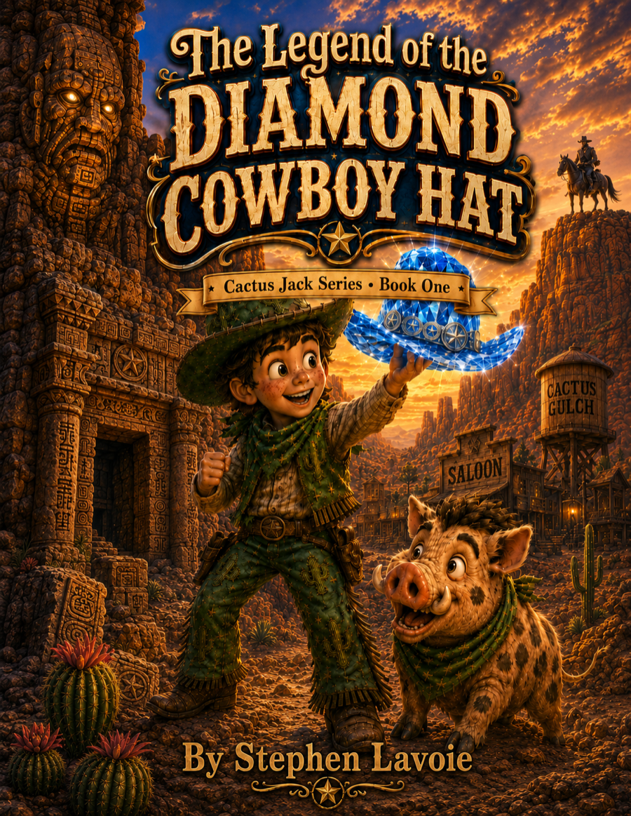 The Legend of the Diamond Cowboy Hat — Front Cover